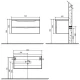 Тумба с раковиной белый глянец 60 см BelBagno Ancona-N ANCONA-N-600-2C-SO-BL + EA-600-LVB