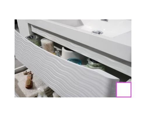 Тумба с раковиной белый глянец 80 см BelBagno Ancona-N ANCONA-N-800-2C-SO-BL + EA-800-LVB