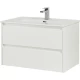 Тумба Bianco Opaco 80 см BelBagno Kraft KRAFT-800-2C-SO-BO