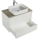 Тумба Bianco Opaco 80 см BelBagno Kraft KRAFT-800-2C-SO-BO