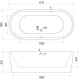 Акриловая ванна 177x80 см BelBagno BB109-177-80