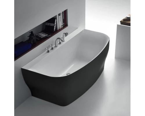 Акриловая ванна 165x78 см BelBagno BB74-NERO-W0
