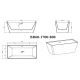 Акриловая ванна 170x80 см BelBagno BB60-1700-800