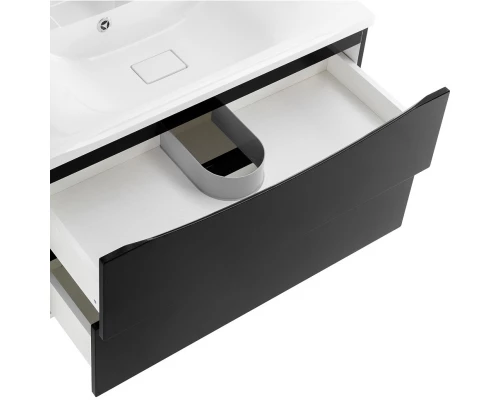 Тумба Nero Lucido 79,6 см BelBagno Marino MARINO-800-2C-SO-NL-P