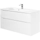 Тумба Bianco Lucido 109,6 см BelBagno Marino MARINO-H60-1100-2C-SO-BL-P