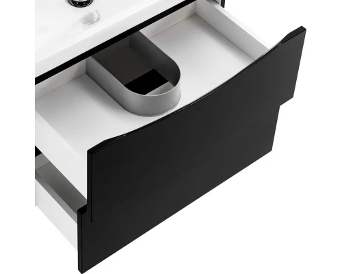 Тумба Nero Lucido 56,4 см BelBagno Marino MARINO-CER-600-2C-SO-NL-P