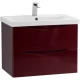 Тумба Bordo Lucido 56,4 см BelBagno Marino MARINO-CER-600-2C-SO-BRDL-P