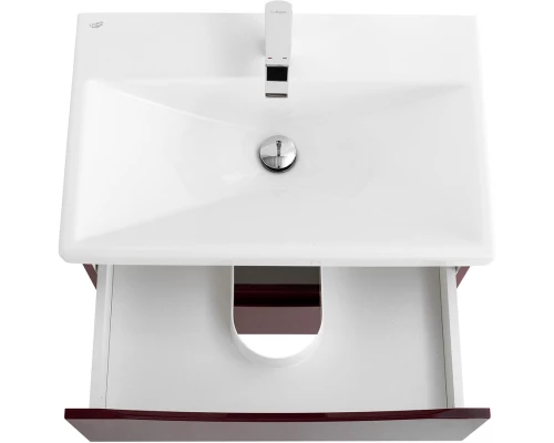 Тумба Bordo Lucido 56,4 см BelBagno Marino MARINO-CER-600-2C-SO-BRDL-P