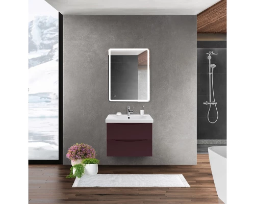 Тумба Bordo Lucido 56,4 см BelBagno Marino MARINO-CER-600-2C-SO-BRDL-P