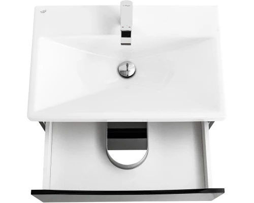 Тумба Nero Lucido 66,4 см BelBagno Marino MARINO-CER-700-2C-SO-NL-P