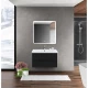 Тумба Nero Lucido 66,4 см BelBagno Marino MARINO-CER-700-2C-SO-NL-P
