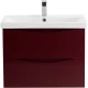 Тумба Bordo Lucido 66,4 см BelBagno Marino MARINO-CER-700-2C-SO-BRDL-P