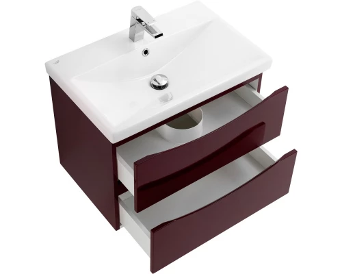 Тумба Bordo Lucido 66,4 см BelBagno Marino MARINO-CER-700-2C-SO-BRDL-P