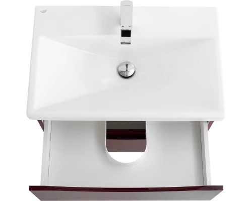 Тумба Bordo Lucido 66,4 см BelBagno Marino MARINO-CER-700-2C-SO-BRDL-P