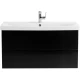 Тумба Nero Lucido 76,2 см BelBagno Marino MARINO-CER-800-2C-SO-NL-P
