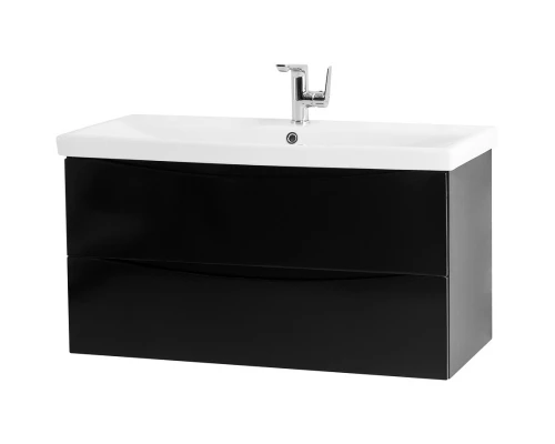 Тумба Nero Lucido 76,2 см BelBagno Marino MARINO-CER-800-2C-SO-NL-P