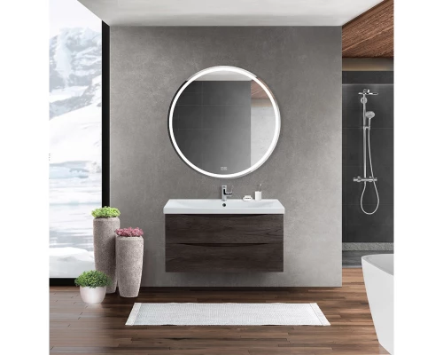 Тумба Rovere Nature Grigio 86,8 см BelBagno Marino MARINO-CER-900-2C-SO-RNG-P