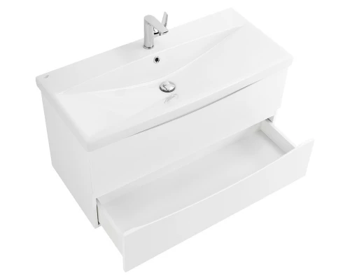 Тумба Bianco Lucido 96,4 см BelBagno Marino MARINO-CER-1000-2C-SO-BL-P