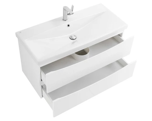 Тумба Bianco Lucido 96,4 см BelBagno Marino MARINO-CER-1000-2C-SO-BL-P
