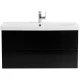 Тумба Nero Lucido 96,4 см BelBagno Marino MARINO-CER-1000-2C-SO-NL-P