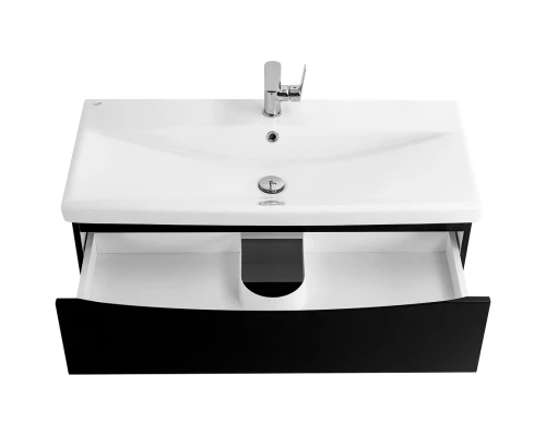 Тумба Nero Lucido 96,4 см BelBagno Marino MARINO-CER-1000-2C-SO-NL-P