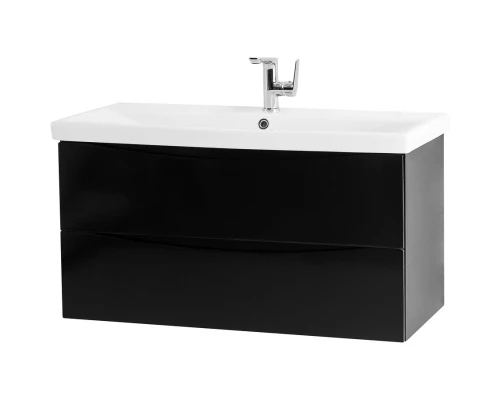 Тумба Nero Lucido 96,4 см BelBagno Marino MARINO-CER-1000-2C-SO-NL-P