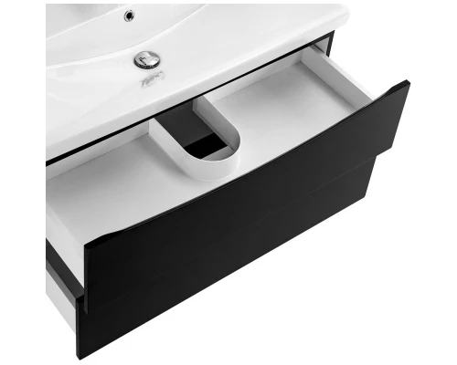 Тумба Nero Lucido 96,4 см BelBagno Marino MARINO-CER-1000-2C-SO-NL-P