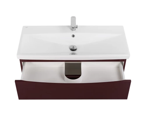 Тумба Bordo Lucido 96,4 см BelBagno Marino MARINO-CER-1000-2C-SO-BRDL-P