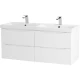 Тумба Bianco Lucido 117,2 см BelBagno Marino MARINO-CER-1200-4C-SO-2-BL-P