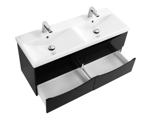 Тумба Nero Lucido 117,2 см BelBagno Marino MARINO-CER-1200-4C-SO-2-NL-P