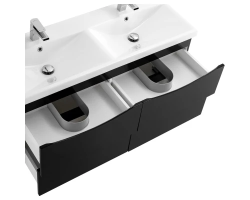 Тумба Nero Lucido 117,2 см BelBagno Marino MARINO-CER-1200-4C-SO-2-NL-P