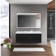 Тумба Nero Lucido 117,2 см BelBagno Marino MARINO-CER-1200-4C-SO-2-NL-P