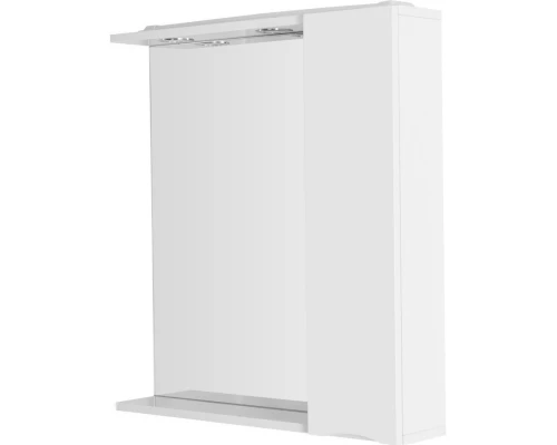 Зеркальный шкаф 60x75 см Bianco Lucido BelBagno Marino MARINO-SPC-600/750-1A-BL-P-R