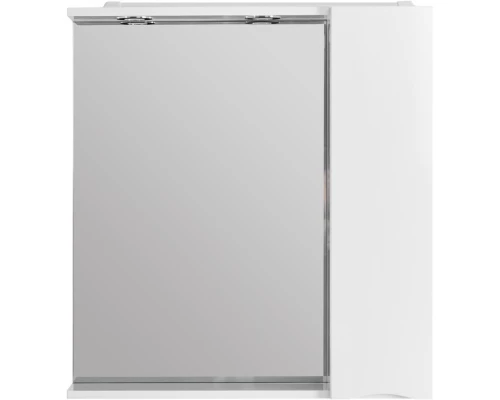 Зеркальный шкаф 70x75 см Bianco Lucido BelBagno Marino MARINO-SPC-700/750-1A-BL-P-R