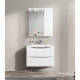 Зеркальный шкаф 70x75 см Bianco Lucido BelBagno Marino MARINO-SPC-700/750-1A-BL-P-R