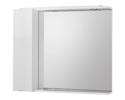 Зеркальный шкаф 80x75 см Bianco Lucido BelBagno Marino MARINO-SPC-800/750-1A-BL-P-L