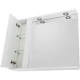 Зеркальный шкаф 80x75 см Bianco Lucido BelBagno Marino MARINO-SPC-800/750-1A-BL-P-L