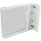 Зеркальный шкаф 80x75 см Bianco Lucido BelBagno Marino MARINO-SPC-800/750-1A-BL-P-R
