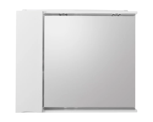 Зеркальный шкаф 90x75 см Bianco Lucido BelBagno Marino MARINO-SPC-900/750-1A-BL-P-L