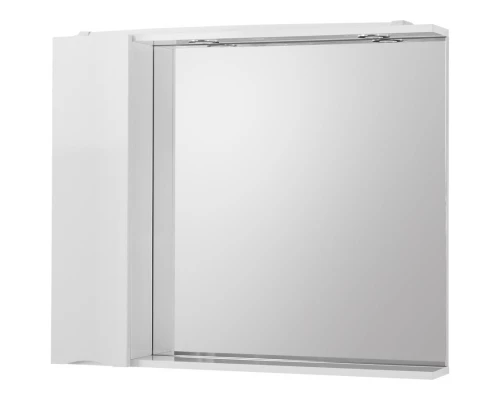 Зеркальный шкаф 90x75 см Bianco Lucido BelBagno Marino MARINO-SPC-900/750-1A-BL-P-L