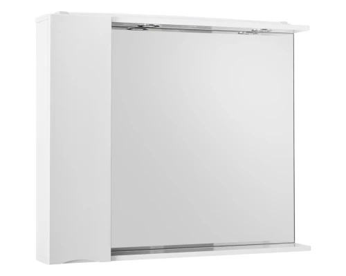 Зеркальный шкаф 90x75 см Bianco Lucido BelBagno Marino MARINO-SPC-900/750-1A-BL-P-L