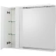 Зеркальный шкаф 90x75 см Bianco Lucido BelBagno Marino MARINO-SPC-900/750-1A-BL-P-L