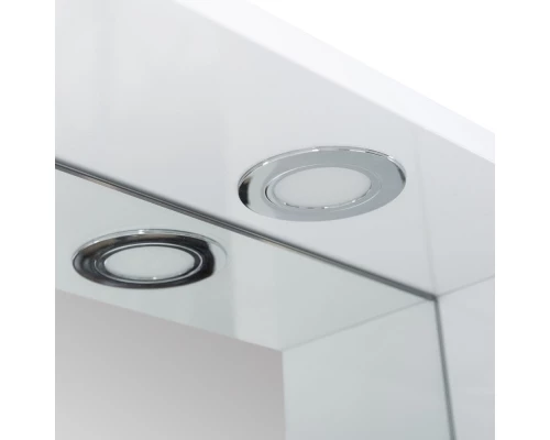 Зеркальный шкаф 90x75 см Bianco Lucido BelBagno Marino MARINO-SPC-900/750-1A-BL-P-R