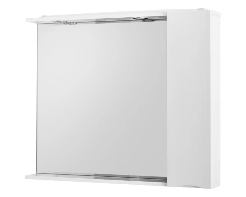 Зеркальный шкаф 90x75 см Bianco Lucido BelBagno Marino MARINO-SPC-900/750-1A-BL-P-R