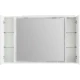 Зеркальный шкаф 120x75 см Bianco Lucido BelBagno Marino MARINO-SPC-1200/750-2A-BL-P