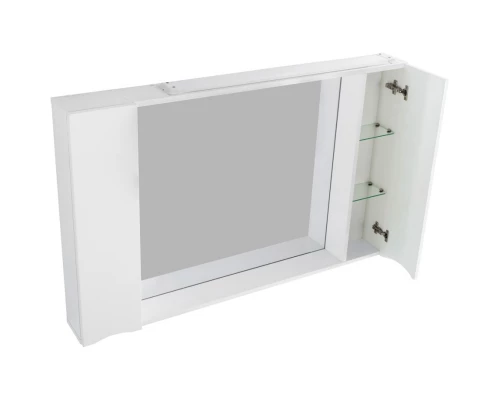 Зеркальный шкаф 120x75 см Bianco Lucido BelBagno Marino MARINO-SPC-1200/750-2A-BL-P
