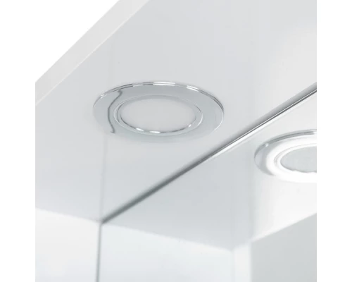 Зеркальный шкаф 120x75 см Bianco Lucido BelBagno Marino MARINO-SPC-1200/750-2A-BL-P