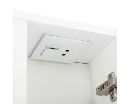 Зеркальный шкаф 120x75 см Bianco Lucido BelBagno Marino MARINO-SPC-1200/750-2A-BL-P