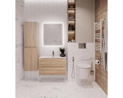 Тумба Rovere Bianco 69,6 см BelBagno Etna ETNA-700-2C-SO-WO-P