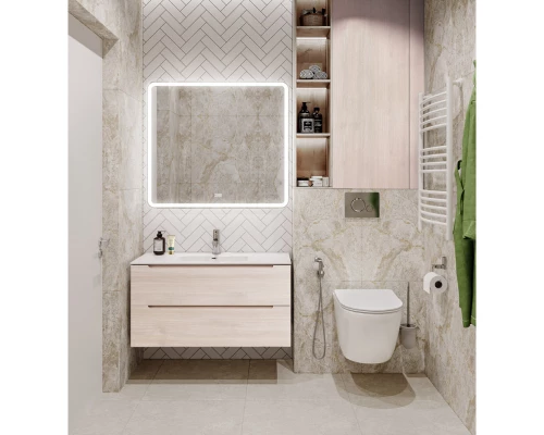 Тумба Rovere Grigio 89,6 см BelBagno Etna ETNA-900-2C-SO-RG-P